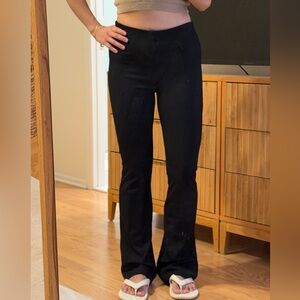 Aritzia Wilfred Black Flare Pants